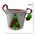 Cesta Arvore C/ Pom Pom  26cm C/1UN 1057080 Cromus - Imagem 3