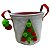 Cesta Arvore C/ Pom Pom  26cm C/1UN 1057080 Cromus - Imagem 1