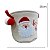 Cesta Noel Hohoho Vermelha 25cm C/1UN 1057072 Cromus - Imagem 3