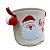 Cesta Noel Hohoho Vermelha 25cm C/1UN 1057072 Cromus - Imagem 1