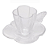 Xícara de Café C/2 Vidro, Pires Butterfly 80ml 29271 Wolff - Imagem 2