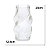 Vaso De Vidro 23x12,5cm Transparente 19379 Mart - Imagem 5