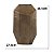 Vaso Em Metal Envelhecido 40,5x27,5x10cm 18884 Mart - Imagem 3