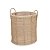 Cesto Organizador Em Rattan 19094-P 38,5x30x28cm Mart - Imagem 1
