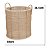 Cesto Organizador Em Rattan 19094-P 38,5x30x28cm Mart - Imagem 4