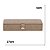 Caixa Organizadora Marrom Em PU 19337 6x27x11cm Mart - Imagem 3