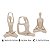 Escultura Yoga Posição de Lótus 24x14,5x10,5cm 19432-A Mart - Imagem 3
