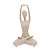 Escultura Yoga Posição de Lótus 24x14,5x10,5cm 19432-A Mart - Imagem 1