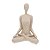 Escultura Yoga Posição Lótus 21,5x15x10,5cm 19432-C Mart - Imagem 1