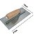 Desempenadeira  Lisa Cabo Aberto 27X12  Aço Inox Compel 2410 - Imagem 2