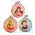 Bola Natalina 8cm Disney C/4 Princesas 1058626 Cromus - Imagem 1