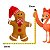 Mini Pelucia Gingerbread C/Gorro 15cm 1055976 1Un Cromus - Imagem 3