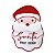 Almofada Natalina Papai Noel 45x33 1034375 Cromus - Imagem 1