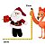 Mini Pelucia Papai Noel Presente 12cm 1007327 1Un Cromus - Imagem 3