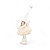 Anjo Branco C/Led 50cm Em Pé  2AAA 1049505  Cromus - Imagem 2