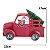 Caminhonete Natalina Globo De Neve C/Led 17cm 1039167 Cromus - Imagem 3