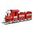 Trem Natalino Vermelho 75cm 1044492 Cromus - Imagem 2