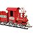 Trem Natalino Vermelho 75cm 1044492 Cromus - Imagem 4