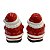 Kit Saleiro e Pimenteiro Papai Noel 8cm Cerâmico N07736 Fafa - Imagem 5