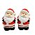 Kit Saleiro e Pimenteiro Papai Noel 8cm Cerâmico N07736 Fafa - Imagem 1