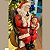 Papai Noel De Resina 20cm Sentado Contando História  1Un - Imagem 5