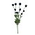 Buque Crisântemo Pompom Cosmo Lilás Flor Artificial 43cm - Imagem 1
