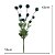Buque Crisântemo Pompom Cosmo Lilás Flor Artificial 43cm - Imagem 3