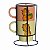 Kit Canecas Empilháveis Garfield 10025905 180ml Zonacriativa - Imagem 1