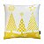 Almofada de Natal Foil  Arvore De Natal Dourada Belchior 43x43cm - Imagem 1
