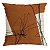 Almofada Luxor Terracota Veludo 304 Bordada 43x43cm Belchior - Imagem 1