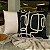 Almofada Luxor Black White 330 Bordado 50x50cm Belchior - Imagem 3