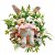 Guirlanda Decorativa Coelho Da Pascoa Frappe Diametro 47cmm 1067054 - Imagem 1