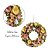 Guirlanda Decorativa Flores E Ovos Fondant 40cm 1065268 - Imagem 2