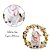 Guirlanda Decorativa Coelhos Flower 26x25x9cm 1038137 Cromus - Imagem 2