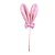 Pick Orelha De Coelho Rosa 34x10x3cm 1066702 1Un Cromus - Imagem 1