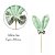 Pick Orelha De Coelho Verde 34x10x3cm 1066702 1Un Cromus - Imagem 3
