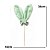 Pick Orelha De Coelho Verde 34x10x3cm 1066702 1Un Cromus - Imagem 2