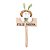 Placa Feliz Pascoa Verde 37x16x7cm 1066706 1Un Cromus - Imagem 1