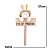 Placa Feliz Pascoa Laranja 37x16x7cm 1066706 1Un Cromus - Imagem 3
