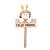 Placa Feliz Pascoa Laranja 37x16x7cm 1066706 1Un Cromus - Imagem 1