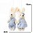 Mini Coelho Pingente Casal Azul Candy 15cm 1066691 1Un - Imagem 3