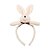 Tiara Cabeça De Coelho Marrom C/ Bege 1039457 C/1 UN - Imagem 1