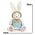 Coelho Da Páscoa Chiclete Menino C/ Chapeu 30cm 1067680 Cromus - Imagem 3