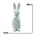 Coelho Da Páscoa Flocado Flocked Laço 1067616 40x13x14cm - Imagem 3