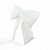 Laço de Tecido Branco 1067721 1un 40x35x8cm Cromus - Imagem 2