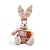 Coelho Da Páscoa Patchwork Rosa Sentado 20cm 1067503 Cromus - Imagem 1