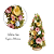 Arvore De Mesa Topiaria Fondant Flores E Ovos 39cm 1065272 - Imagem 2