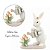 Mini Coelho Da Páscoa La Belle Regando Flores 1064481 12,5cm - Imagem 2