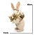 Coelho Da Páscoa Belle Lapin C/ Filhote 1036959 40x15x22cm (AxLxP) - Imagem 3