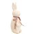 Coelho Da Páscoa Flocado Breeze Resina 1054871 38cm - Imagem 1